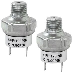 جديد مفتاح ضغط الهواء 90-120 PSI 1/4 "-18 NPT DC 24V 12V ضاغط الهواء 120PSI 90PSI in Kuwait
