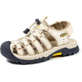 صنادل مغلقة عند الأصابع للنساء مقاومة للماء للمشي لمسافات طويلة، أحذية مائية مضادة للانزلاق من الدانتيل قابلة للتعديل للنساء الصنادل الرياضية in Kuwait