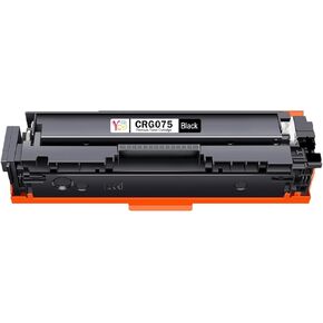 خرطوشة حبر CRG075 CRG-075 متوافقة مع طابعات Canon MF662CdW MF664Cdw MF665CdW MF667Cdw LBP646Cdw LB647Cdw، صفحات عالية الإنتاج (عبوتان أسودتان) in Kuwait