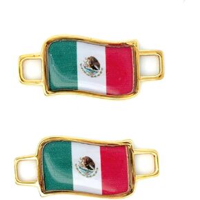 2 العلم المكسيكي سحر الحذاء الدانتيل حامل سحر بلد المكسيك in Kuwait