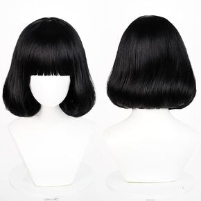 LABEAUTÉ Smoke Pink Bob Wig with Bangs for Women Men, 12.99 Inch Synthetic Cosplay Wig,Natural Looking,Soft & Lightweight,Heat Resistant,Easy to Style for Daily Wear,Party & Cosplay + Cap in Kuwait