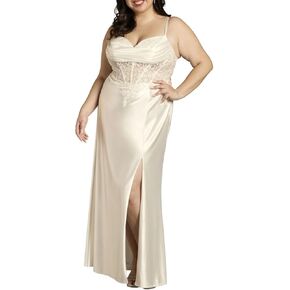 ديفيد الزفاف النحت الساتان الوهم الدانتيل صد فستان حورية البحر in Kuwait