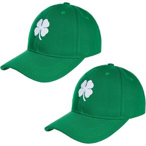baotongle 2pcs St. Patrick's Day Baseball Cap Men Women Ireland Shamrock St Patrick's Baseball Day Cap Green for Men Women Party Accessories Costume in Kuwait