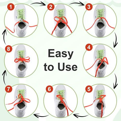 2 Pairs Dual Colored Shoe Laces,Dual Colored Tying Aid Learning Shoelaces Learn To Tie Shoes Fun & Easy Shoe Tying Practice for Kids Beginners Early Learning Teaching Educational in Saudi Arabia