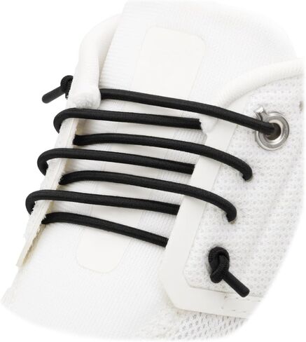 2 Pairs Tieless Elastic Shoe Laces for ON Cloud Sneakers Heavy Duty No Tie Shoelaces for Adults and Kids in Saudi Arabia