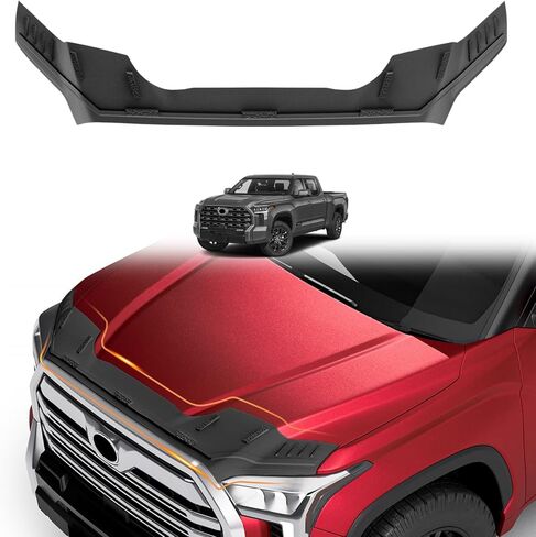 TripleAliners Hood Deflector Protector Compatible with 2024 2025 2026 Toyota Tacoma Accessories Hood Protector TPE Bug Deflector Shield Replacement in Kuwait