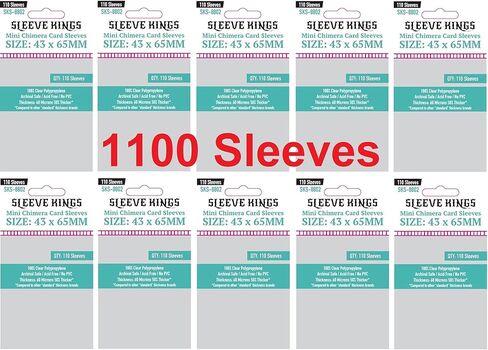 Sleeve Kings Mini USA Card Sleeves 41 X 63 mm (4x110 Pack, 440 Sleeves) in Saudi Arabia