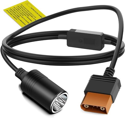 TAIFU 12V SDC إلى شاحن السيارة استبدال كابل الطاقة لـ DJI Power 2000/1000V2/1000/500 محطة طاقة محمولة ولاعة السجائر التوصيل 1024Wh / 2048Wh سلك طاقة مولد الطاقة الشمسية in Saudi Arabia