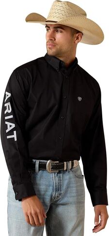 ARIAT Men's Team Logo Lightweight Twill Classic Fit Shirt in Saudi Arabia