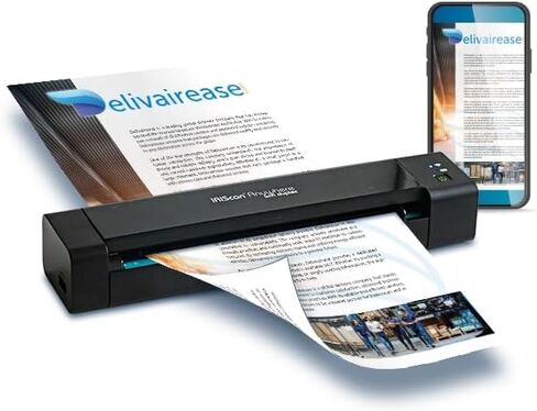 I.R.I.S. IRIScan Anywhere 6 Wifi Duplex Cordless Handheld Scanner - 600 dpi Optical - 24-bit Color - PC Free Scanning - Duplex Scanning - USB in Saudi Arabia