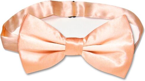Vesuvio Napoli 100% SILK BOWTIE Solid CHOCOLATE BROWN Color Men's Bow Tie for Tuxedo or Suit in Saudi Arabia