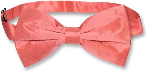 Vesuvio Napoli 100% SILK BOWTIE Solid CHOCOLATE BROWN Color Men's Bow Tie for Tuxedo or Suit in Saudi Arabia
