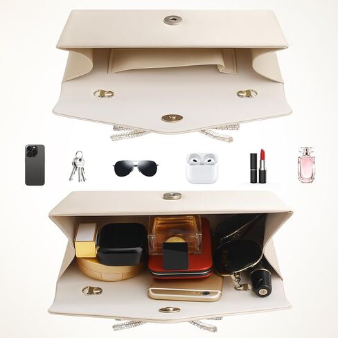 حقيبة سهرة بفيونكة للسهرة، محافظ بمقبض لامع للنساء لحفلات الزفاف اللامعة من حجر الراين للحفلات الراقصة، حقائب يد أنيقة in Kuwait