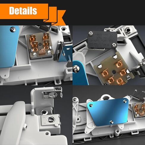 A/C Climate Control Switch, HVAC A/C Heater Climate Control Panel with Blower Motor Switch fit for Freightliner Truck: FL60, FL70, C840, FL Series, Replace OE# 807-0010-002 8520046000.02 680.830.04.85 in Saudi Arabia