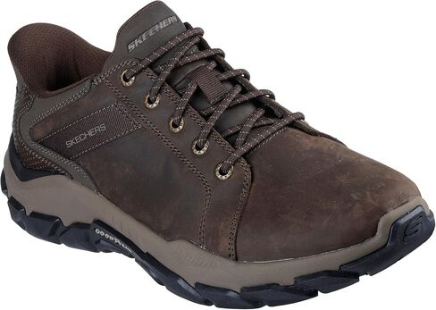 Skechers Men's USA Santoro - Rowdy Smooth Toe Bungee Leather Slip-Ins W/Stripe On Quarter in Saudi Arabia