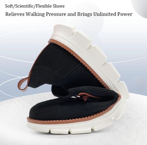 Comfofeet Casual Wide Toe Comfort Shoes - Slip-On Casual Sneakers with Arch Support, Lightweight & Cushioned for All-Day Wear, Work, Standing on Feet in Saudi Arabia