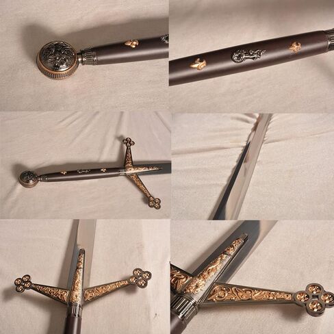 Medieval Royal Scottish Claymore Highland Sword with Display Plaque for Cosplay, Collection-55 Inch in Saudi Arabia