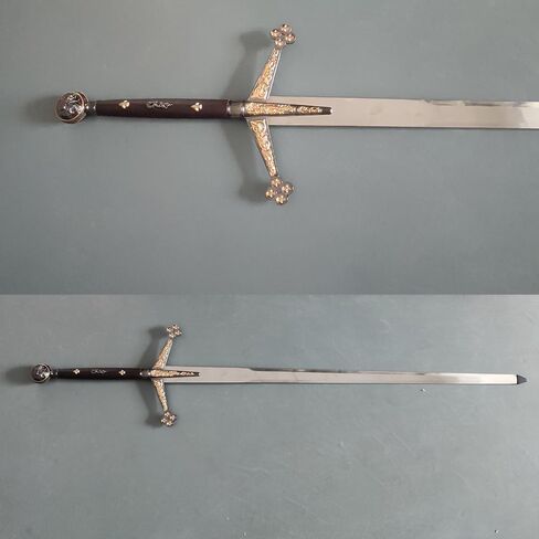 Medieval Royal Scottish Claymore Highland Sword with Display Plaque for Cosplay, Collection-55 Inch in Saudi Arabia