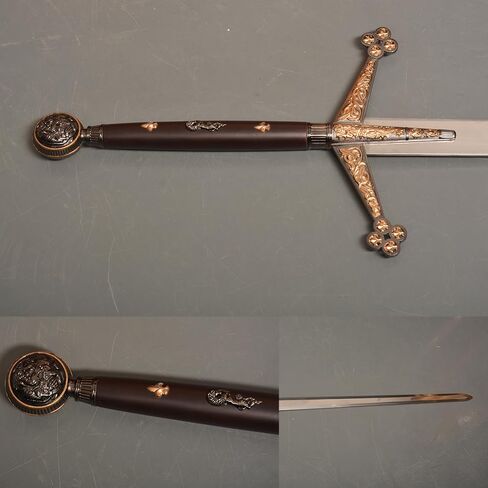 Medieval Royal Scottish Claymore Highland Sword with Display Plaque for Cosplay, Collection-55 Inch in Saudi Arabia