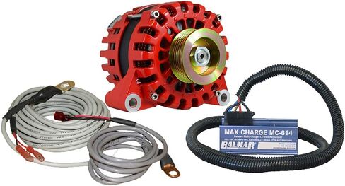 XT-VT-170-K6-KIT - مولد كهربائي بديل لما بعد البيع Vortec K6 منظم البكرة السربنتينية ومستشعر درجة الحرارة - 170 أمبير - 12 فولت متوافق مع Balmar in Saudi Arabia