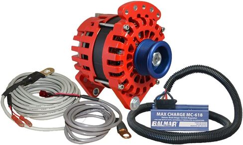 XT-CR-170-J10-KIT - Aftermarket Replacement Alternator 170 AMP Kit 12v 315 Inch Dual Foot Saddle J10 Pulley Regulator and Temp Sensor Compatible with Balmar in Saudi Arabia