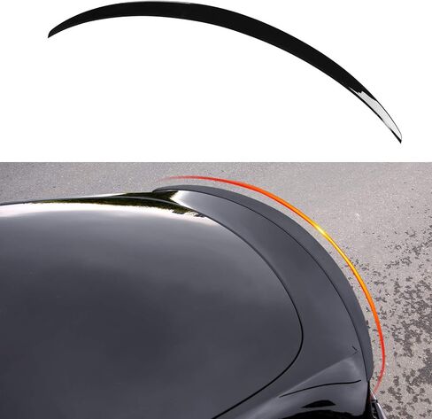 Xipoo Spoiler Compatible with Tesla Model Y Spoiler Original Rear Spoiler Wing Lip Replacement for 2020 2021 2022 2023 Tesla Model Y Accessories(Matte Black) in Kuwait