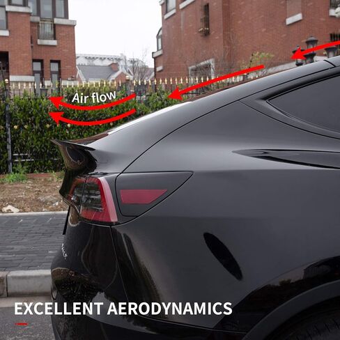 Xipoo Spoiler Compatible with Tesla Model Y Spoiler Original Rear Spoiler Wing Lip Replacement for 2020 2021 2022 2023 Tesla Model Y Accessories(Matte Black) in Kuwait