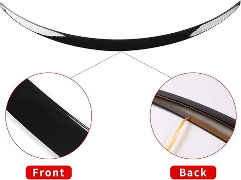 Xipoo Spoiler Compatible with Tesla Model Y Spoiler Original Rear Spoiler Wing Lip Replacement for 2020 2021 2022 2023 Tesla Model Y Accessories(Matte Black) in Kuwait