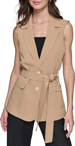 KARL LAGERFELD Women's Sleeveless Office Classy Jacket in Saudi Arabia