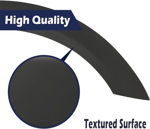 Fender Wheel Arch Cover Trim Compatible with 2002-2008 Mini Cooper Front Right Passenger Upper Side 51131505866 Black in Saudi Arabia