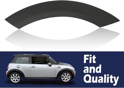Fender Wheel Arch Cover Trim Compatible with 2002-2008 Mini Cooper Front Right Passenger Upper Side 51131505866 Black in Saudi Arabia