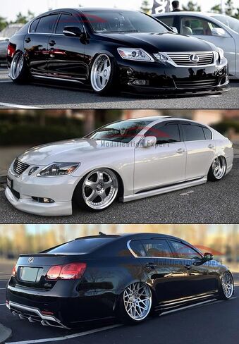 يناسب 2006-2011 لكزس GS GS350 GS300 GS450 سيدان JDM ثلاثية الأبعاد متموجة نمط موجين حاجب النافذة واقي المطر منحرف in Saudi Arabia