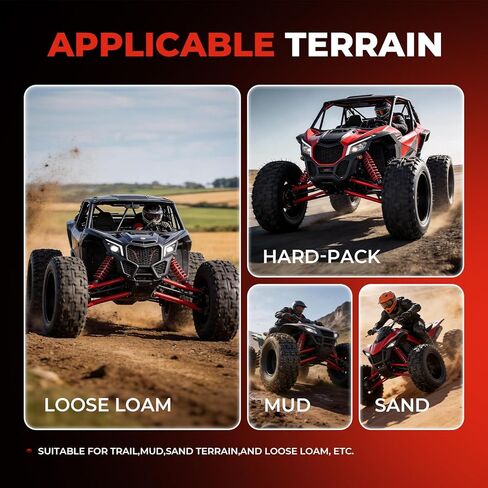 مجموعة من إطارات 13x5-6 ATV UTV، إطارات 13x5x6 لجميع التضاريس، مصنفة بطبقتين، بدون أنابيب in Saudi Arabia
