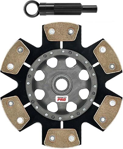 ClutchMaxPRO Performance Stage 4 Clutch Disc Plate with Alignment Tool Compatible with 2006 2007 2008 A3 VW EOS GTI Jetta Passat 2.0L Turbo TSFI 8P (CPLC02041R4DEAT-17167-ST4) in Saudi Arabia