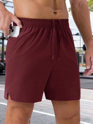 Men’s Running Shorts 5" Quick Dry Athletic Shorts for Men Lightweight Gym Shorts in Saudi Arabia
