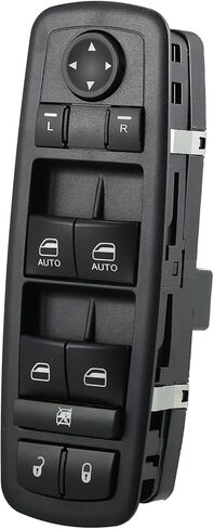 مفتاح نافذة الطاقة الكهربائية للتحكم الرئيسي في الجانب الأمامي الأيسر من X AUTOHAUX لسيارة Volkswagen Routan 2009-2014 استبدال 7B0959857E/7B0959857A/7B0959857B in Saudi Arabia