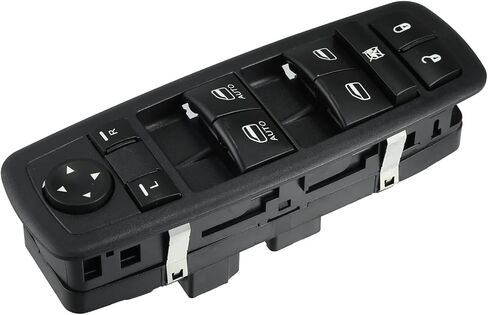 مفتاح نافذة الطاقة الكهربائية للتحكم الرئيسي في الجانب الأمامي الأيسر من X AUTOHAUX لسيارة Volkswagen Routan 2009-2014 استبدال 7B0959857E/7B0959857A/7B0959857B in Saudi Arabia