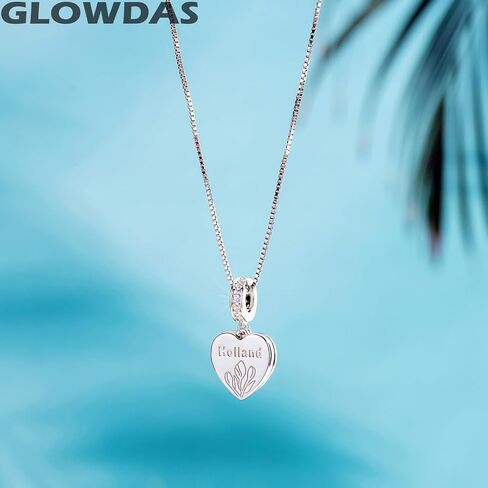 Holland Tulip Flower Pendant Charm fits Pandora Women Bracelet, 925 Sterling Silver Netherlands Floral Bloom Pink Enamel Heart Dangle CZ Beads, Gift for Wife/lover/Valentines Day in Saudi Arabia