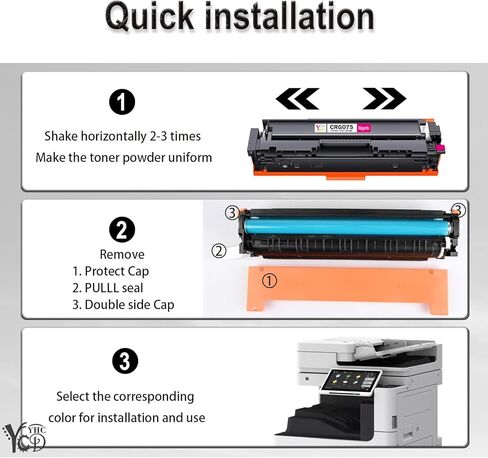 خرطوشة حبر CRG075 CRG-075 متوافقة مع طابعات Canon MF662CdW MF664Cdw MF665CdW MF667Cdw LBP646Cdw LB647Cdw، صفحات عالية الإنتاج (عبوتان أسودتان) in Kuwait