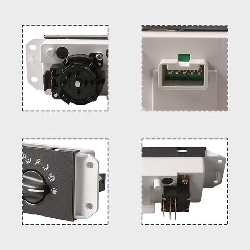 MOSTPLUS - 55037473AB HS-373 - التحكم في سخان مكيف الهواء HVAC ومفتاح محرك النفخ - متوافق مع سيارة جيب رانجلر TJ 1999-2004 in Saudi Arabia