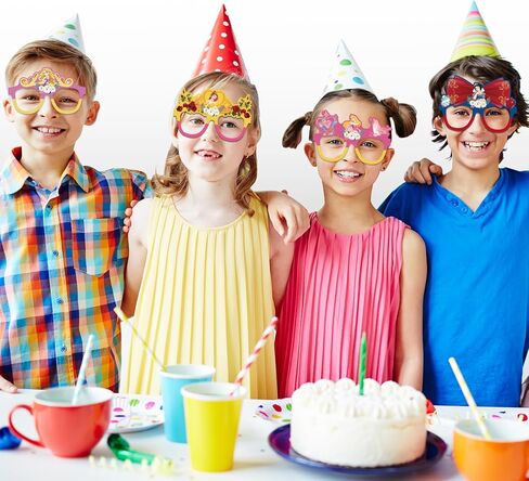 مجموعة حفلات أميرات ديزني مكونة من 16 قطعة، نظارات زينة للحفلات، نظارات زخرفية للحفلات التنكرية، مناسبة لحفلات أعياد ميلاد مجموعة الأميرة الساحرة، هدايا حفلات أعياد ميلاد الأطفال in Kuwait