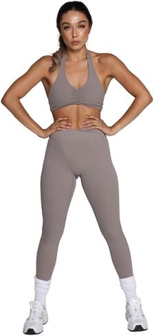 Heavenly Halter Sport Bra - Women's High Support Athletic Halter Neck Bra for Yoga, Gym & Workout in Saudi Arabia