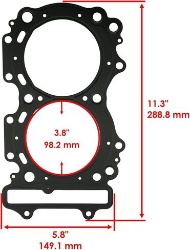 قطع غيار Powersports لـ 3007-072 3007-077 حشيات رأس اسطوانة المحرك لقط القطب الشمالي Mod-C33C-45764 in Saudi Arabia