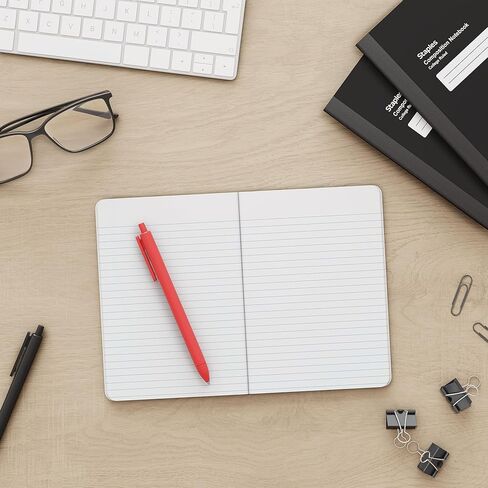 STAPLES Mini Composition Notebook, 5" x 7", College Ruled, 80 Sheets, Black in Kuwait