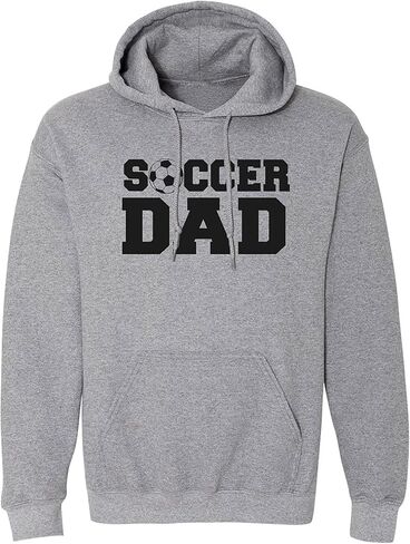 Zerogravitee Soccer Dad Adult Hooded Sweatshirt في 9 ألوان in Kuwait