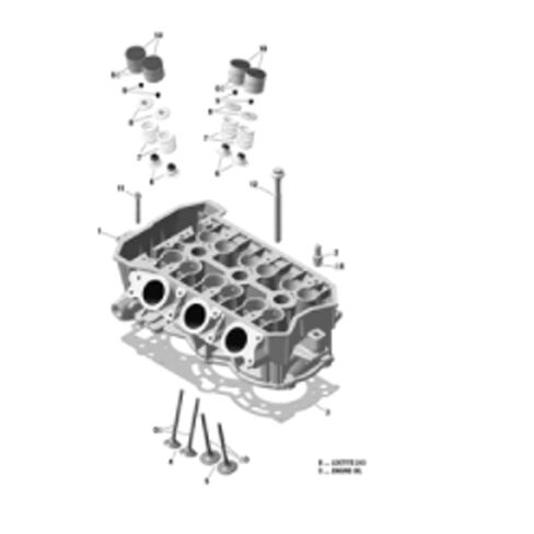 Can-Am 2017-2018 Maverick X3 Turbo Cylinder Head Gasket 420431816 OEM جديد in Saudi Arabia