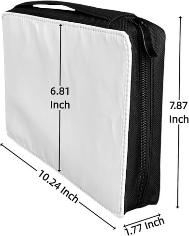 3 Packs Sublimation Blanks Bible Case Personalized Bible Cover with Handles, Zippered Bible Carrying Case, Bible Bag Portable, Gifts for Christmas in Saudi Arabia