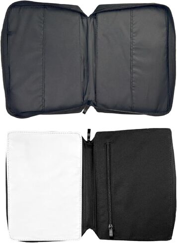 3 Packs Sublimation Blanks Bible Case Personalized Bible Cover with Handles, Zippered Bible Carrying Case, Bible Bag Portable, Gifts for Christmas in Saudi Arabia