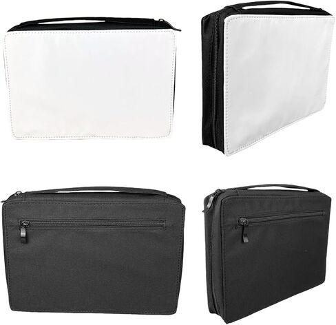 3 Packs Sublimation Blanks Bible Case Personalized Bible Cover with Handles, Zippered Bible Carrying Case, Bible Bag Portable, Gifts for Christmas in Saudi Arabia