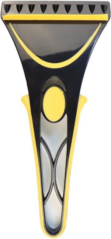 Ice Scraper for Cars, Windshield & Windows Cleaning from Frost and Ice, Lightweight and Portable car Accessories (Yellow) in Saudi Arabia